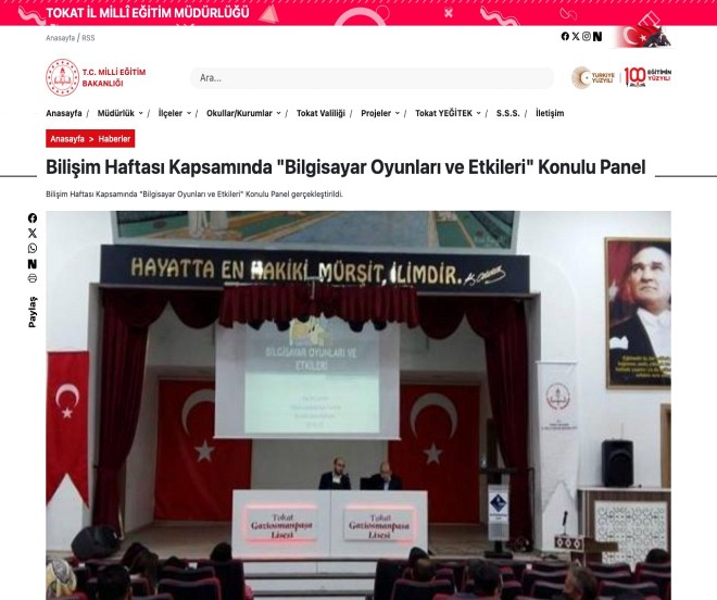 Bili�im Haftas� Kapsam�nda 